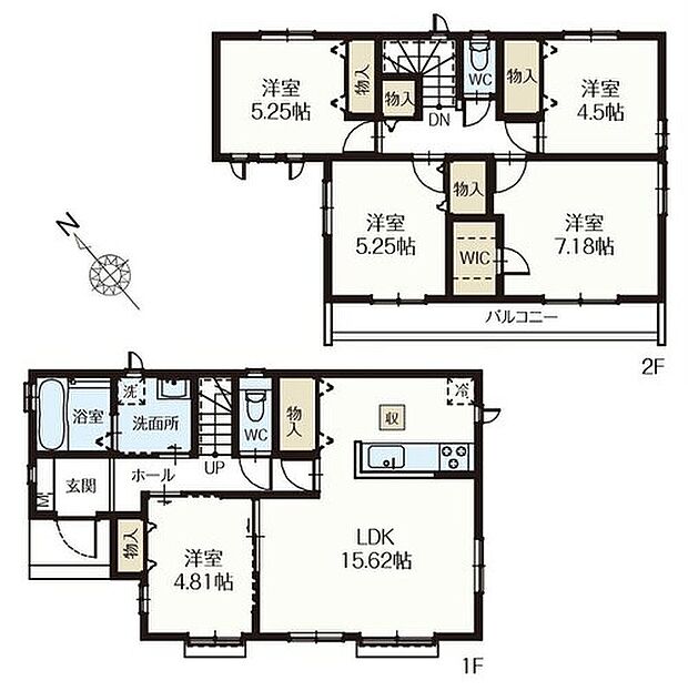 【4LDK】キッチン収納がある家。料理大好きのあなたに便利な収納いっぱいのワークスペース!