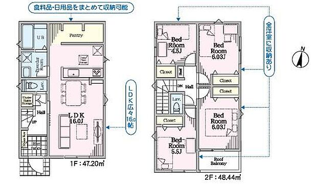 (3号棟)、価格3499万円、4LDK、土地面積101.96m2、建物面積95.64m2