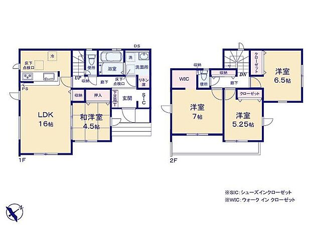 (1号棟)、価格3199万円、4LDK、土地面積132.35m2、建物面積100.6m2