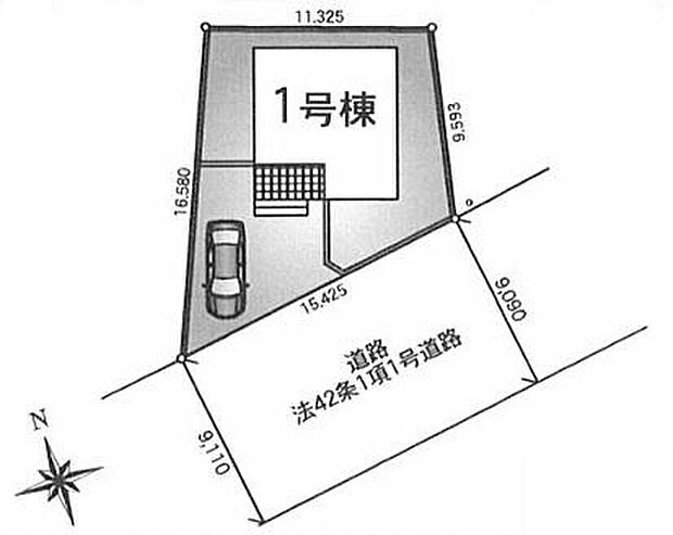 閑静な住宅地☆カースペースご用意。空いたスペースは駐輪場としてもお使いいただけます◎