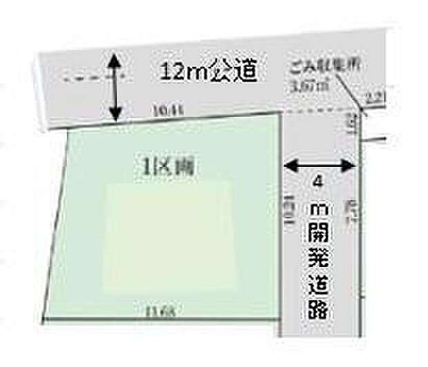 土地価格2490万円、土地面積108.98m2