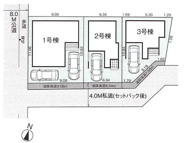 閑静な住宅地☆カースペースご用意。空いたスペースは駐輪場としてもお使いいただけます◎