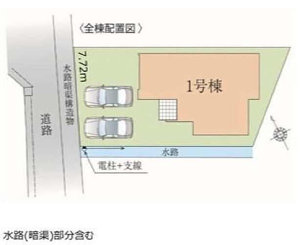 閑静な住宅地☆カースペースは2台分ご用意。空いたスペースは駐輪場としてもお使いいただけます◎