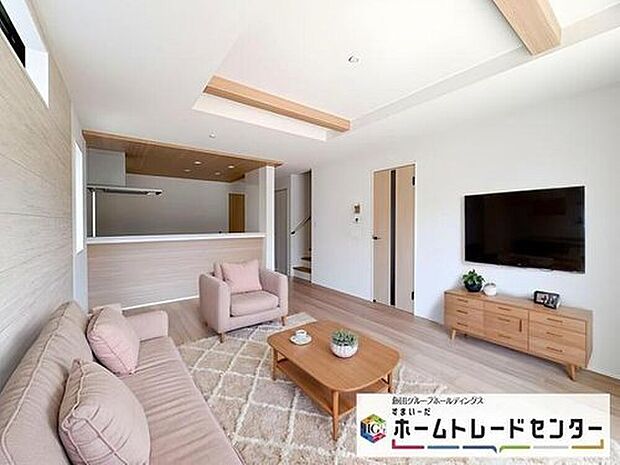 ◆LDKはご家族みんなが揃う大切な空間です♪テーブルやソファ、カーテン選び、レイアウトを考えるのも楽しいですね♪笑顔溢れる楽しい暮らしをイメージしながらご見学ください♪