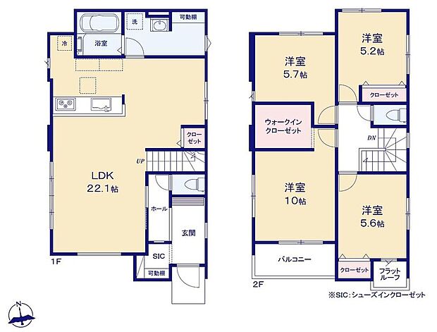(1号棟)、価格4498万円、4LDK、土地面積168.94m2、建物面積113.58m2