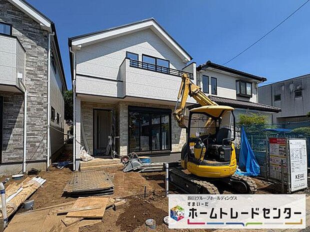 【現地外観写真】◆資料送付・ご見学即対応!建物完成しておりますので、室内ご内覧いただけます♪ご不明点等、スタッフがしっかりと説明させていただきますので、安心して現地をご覧ください♪