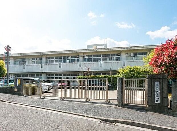 横浜市立市ケ尾中学校(約730m)