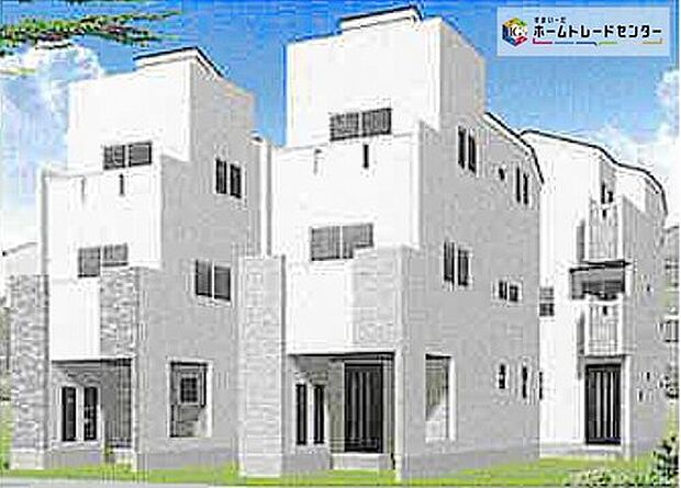 【完成予想図(外観)】■　JR南武線「武蔵新城」駅まで徒歩７分！アクセス便利な好立地です♪　■
「まずは資料だけ」というお客様も大歓迎です！