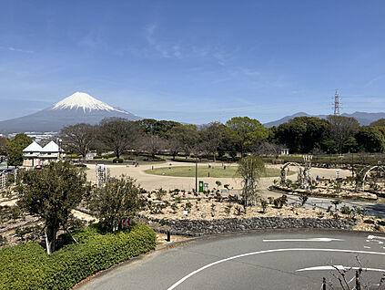 【富士市中央公園】バラと富士山が見える公園 現地から1100m。(徒歩14分。)