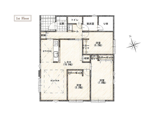 1号棟　間取り図