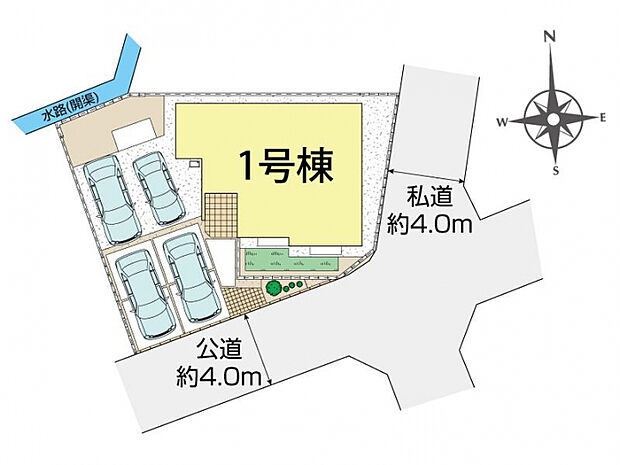 裾野市佐野1棟 区画図