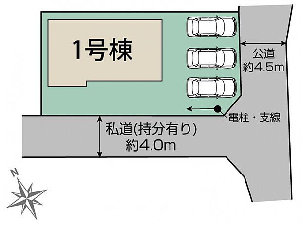 富士市三ツ沢1棟 区画図