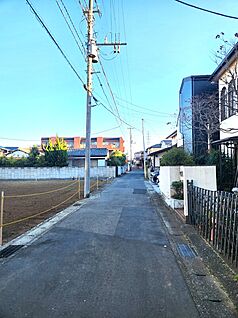 現地前道路(1)
