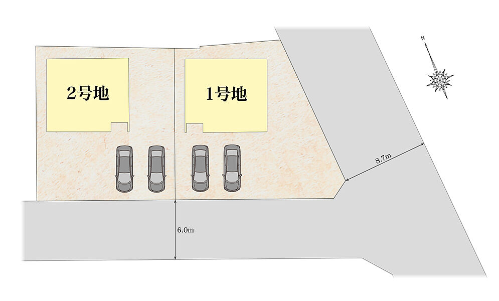 タマタウン観音寺区画図