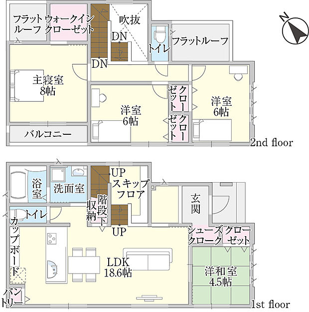 タマタウン岩国玖珂3号地 間取り図