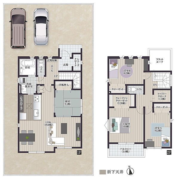 2号地_間取り図