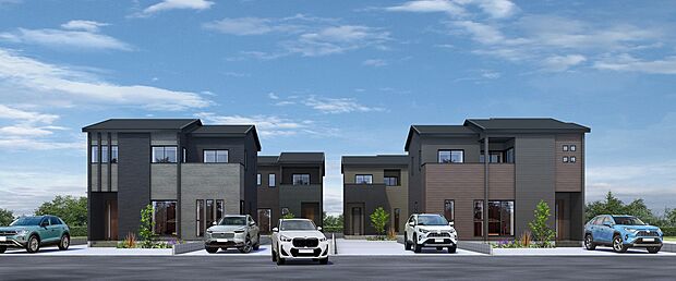 街並み完成イメージ(パース)