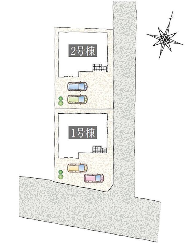 タマタウン富士松岡V 区画図