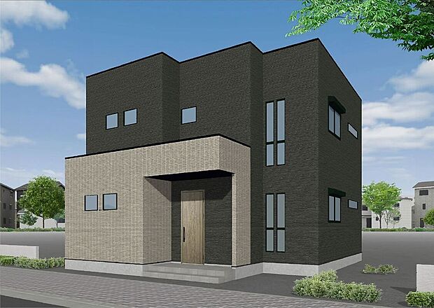 タマタウン笠岡4号地_外観パース
※完成イメージ図になります。