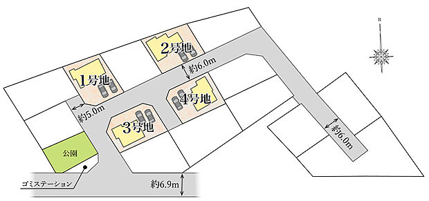 タマタウン笠岡_区画図