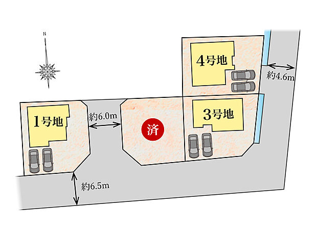 タマタウン駅家倉光_区画図