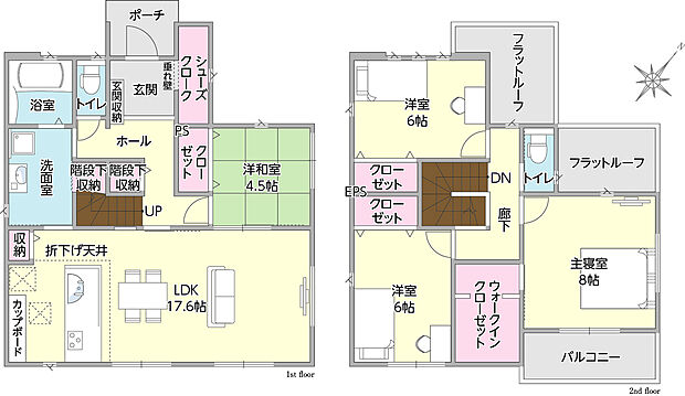 タマタウン高井IV1号地 間取り図