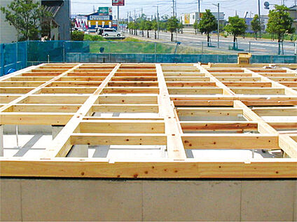 ヒノキ土台集成材