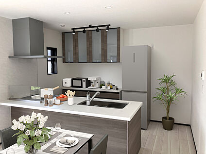 4号地_キッチン（完成予想図）