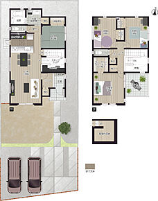 スキップフロアのある住まい。遊びゴコロのあるお家を見学してみませんか？ 