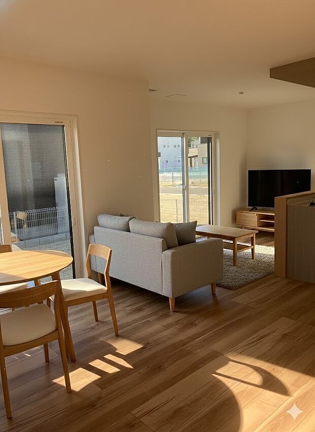 【1号地_LDK(2)】※画像のインテリアはCGのため、実際に設置はございません。