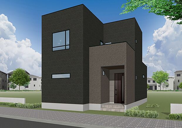 【タマタウン古閑中III_9号地】外観パース(イメージ)