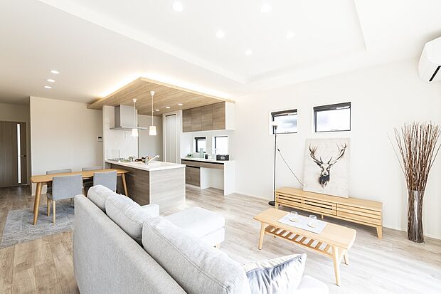 【LDK(イメージ写真)】21帖以上のLDKで開放的な寛ぎ空間を実現しました!南向きのLDKには、暖かな陽射しがたっぷり注ぎ込む明るい空間となっております。※写真はイメージの写真となります。