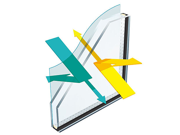 【Low-Eペアガラス】複層ガラスの室外側または室内側の中空層面に特殊金属加工を施した「Low-E複層ガラス」を全室の窓に設置。遮熱・断熱性が高く、紫外線や窓からの熱気を大幅にカット。カーテンなどの日焼けを防ぎ、冷暖房効率を高めます。
※画像はイメージです。