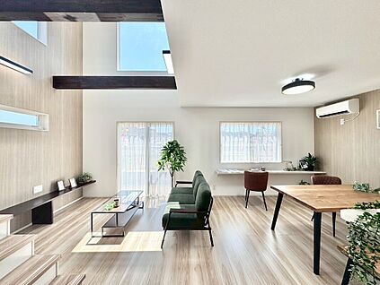 ご見学できます。分譲地内　A-1区画　モデルハウス内観