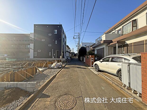 前面道路 現地写真2026.1.17撮影