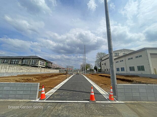 【全10区画(現地写真)】前面道路 現地写真2026.4.6撮影
