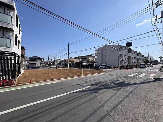 【現地土地写真(3)】前面道路より撮影(2026年2月)