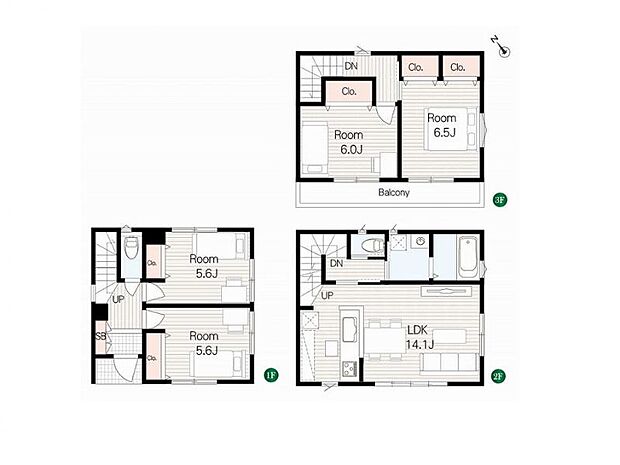 間取り図 資料請求や現地見学、お気軽にお問い合わせください。