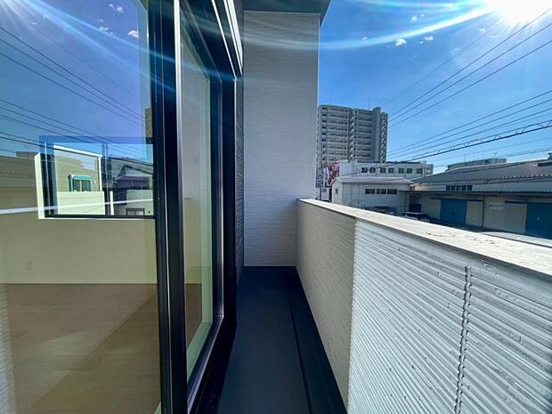 ■3号棟はバルコニー2か所設置しています!