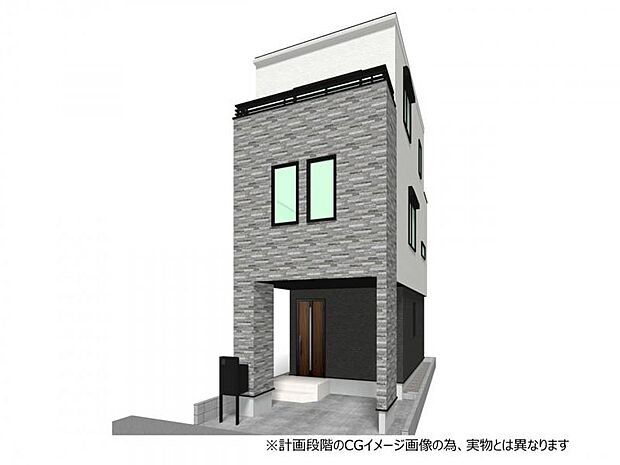 永大グループ施工住宅◆「2026年10月」完成予定!スタイリッシュな外観デザインが魅力的な新築戸建て!活気溢れる砂町銀座商店街がスグそこ!「アリオ北砂」も徒歩10分圏で利便性抜群!