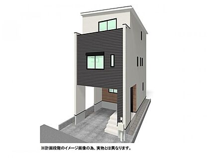 【外観イメージパース/1号棟】