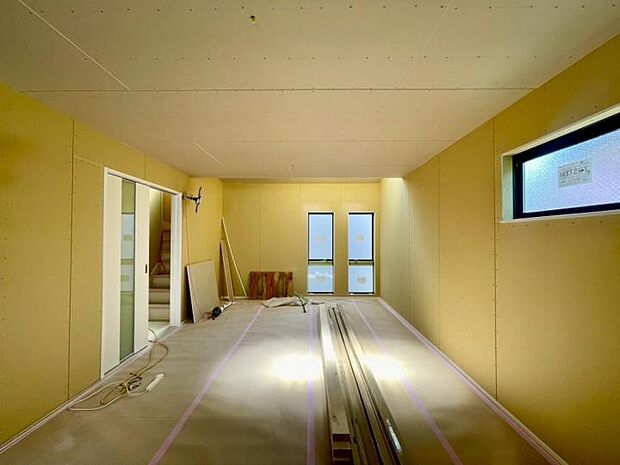 【建築中内観※2026.3月撮影】◆建築中現地ご見学可能です!また近隣完成住宅や、お客様がご興味のある物件も合わせてご案内させていただきます!!