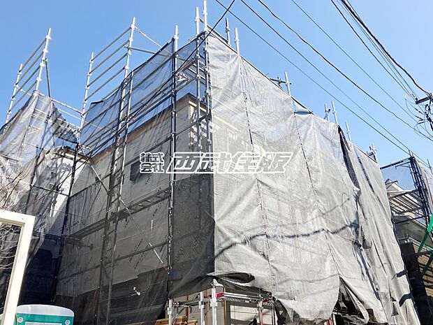 【販売現地】まもなく完成です。2026年3月9日撮影