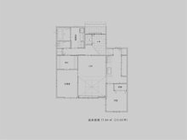 【古家具を使った古民家スタイルの平屋】延床面積:77.84m2(23.50坪)4LDK