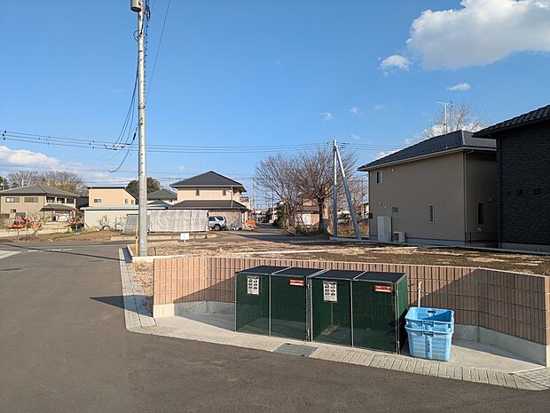 【現地】分譲地内にゴミステーションも完備しています