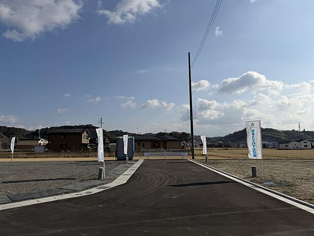 【7.8号地南側前面道路】(2026年2月撮影)