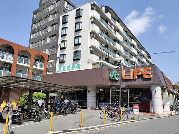 ライフ豊里店まで1360m