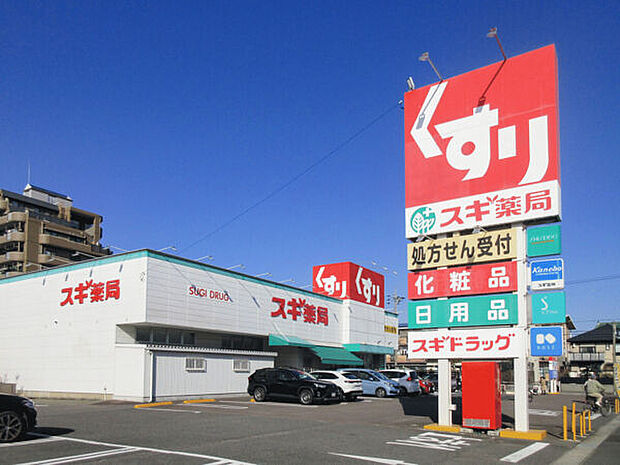 スギ薬局大地店(約786m)