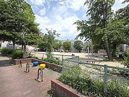 中道公園 340m