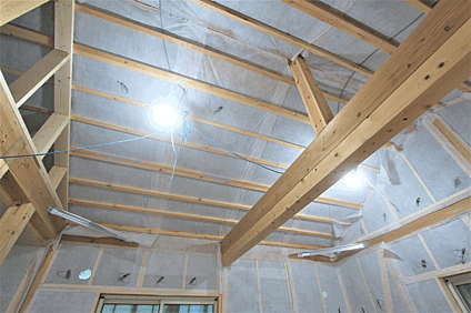 断熱材セルロースファイバー